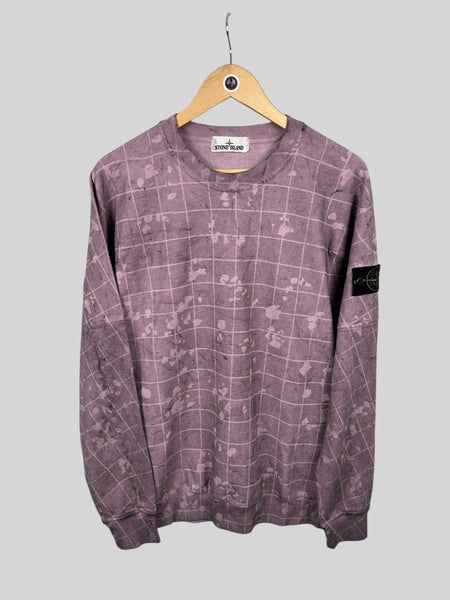 Stone Island Laser Camo Dust Sweatshirt - Large