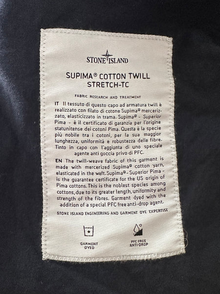 Stone Island Supima Cotton Twill Stretch TC Jacket - Large
