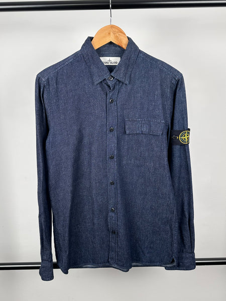 Stone Island Button Up Shirt - Medium