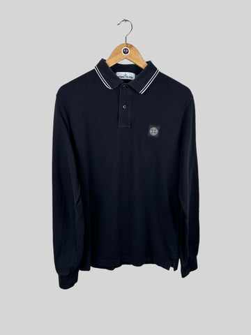 Stone Island Long Sleeved Polo - XL