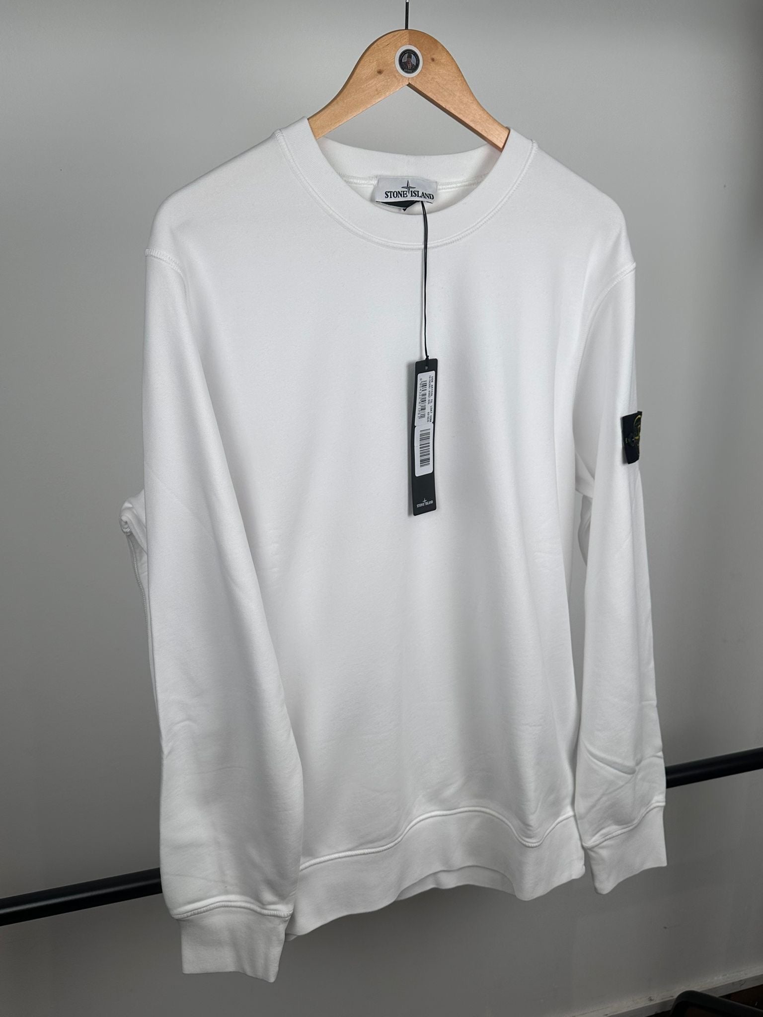 Stone Island Crewneck Sweatshirt - White - BNWT