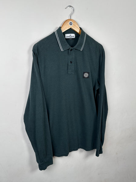 Stone Island Long Sleeved Polo - XL