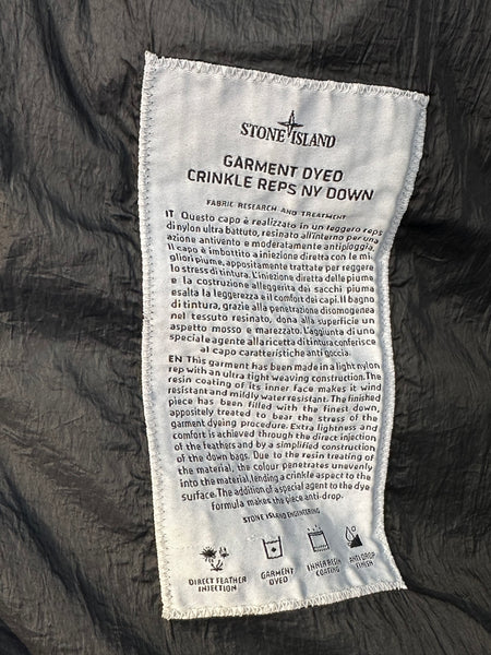 Stone Island Garment Dyed Down Jacket - Large