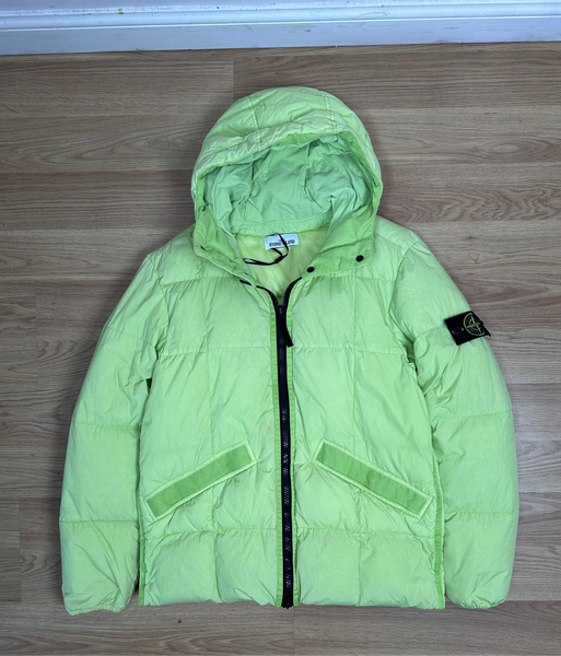 Stone Island Garment Dyed Down Jacket - Medium