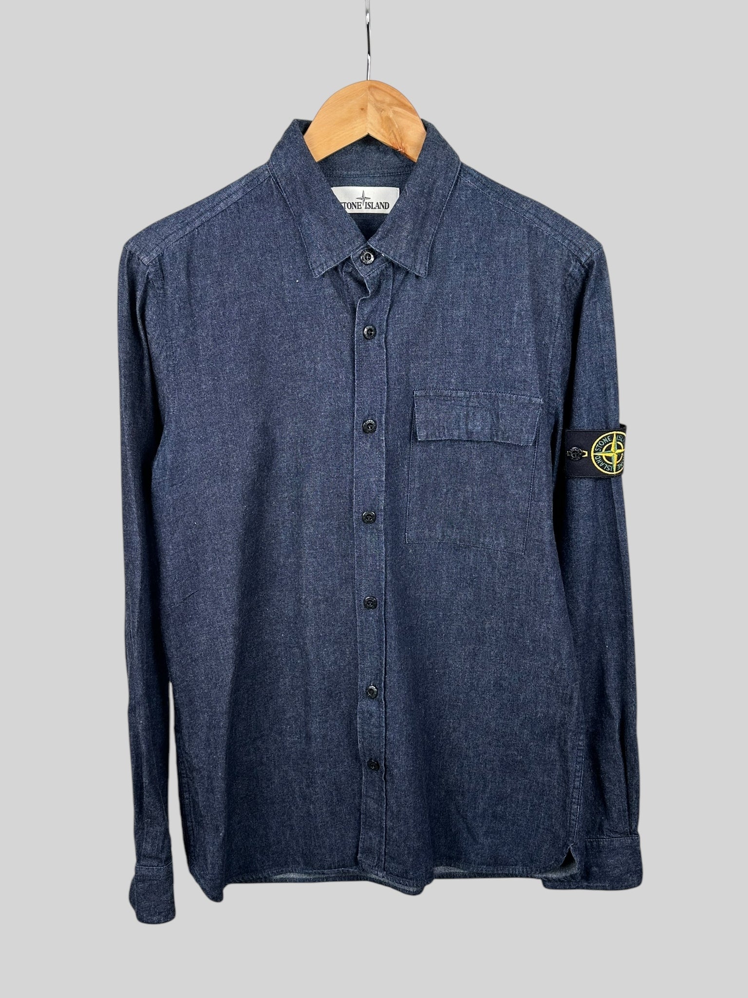 Stone Island Button Up Shirt - Medium